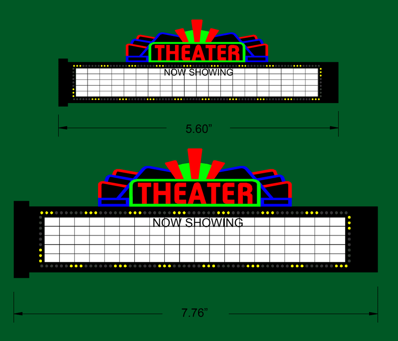 movie theater marquee clipart