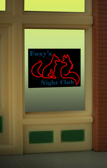 Foxy's Window sign
