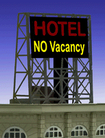 Hotel N/Z rooftop sign
