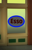 Esso Sign Size 2" W x 2.2" T Suitable for HO/O scales Price $17.95