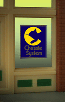 Chessie window sign