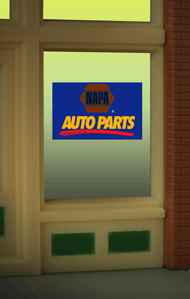 Napa Auto Parts Window Sign