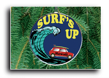 Downtown Surfing' Sticker
