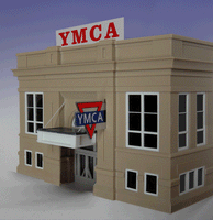 YMCA signs