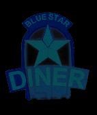 Blue Star Horizontal sign